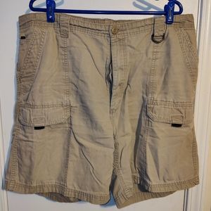 Beige Cargo Shorts, Size 42